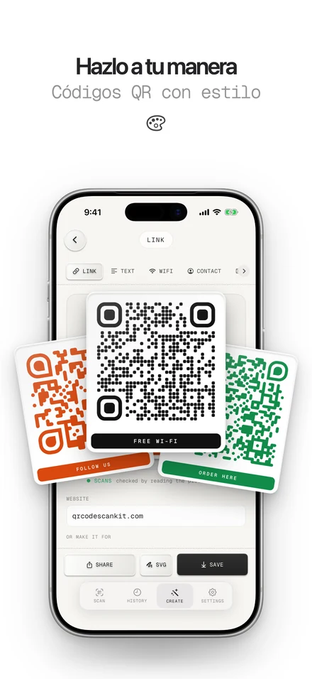 Generador de códigos QR creando códigos con estilo y logo
