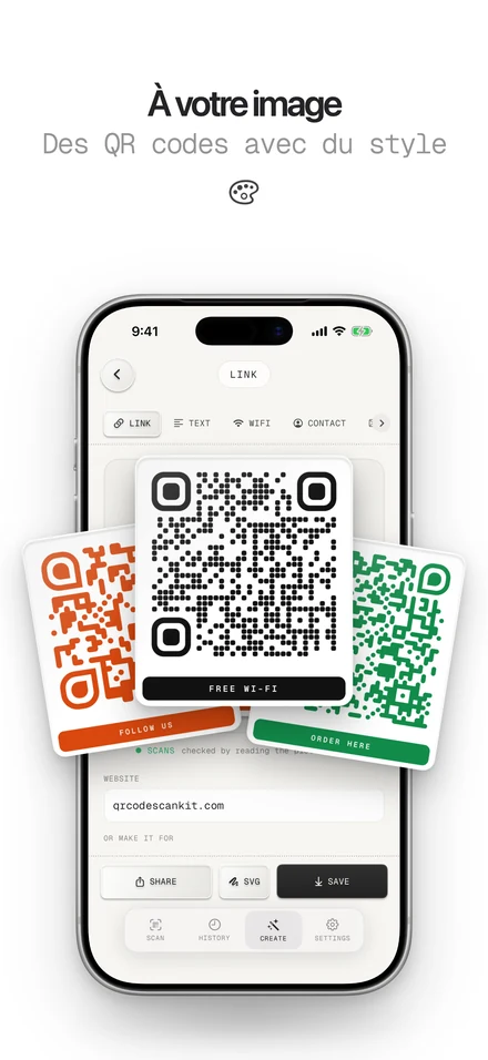Générateur de QR codes stylés avec un logo